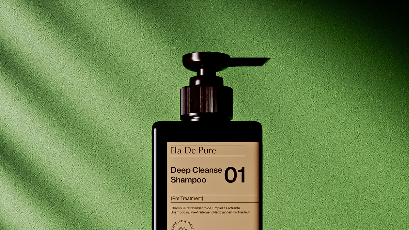 Hair growth shampoo bottle representing common over-the-counter hair products